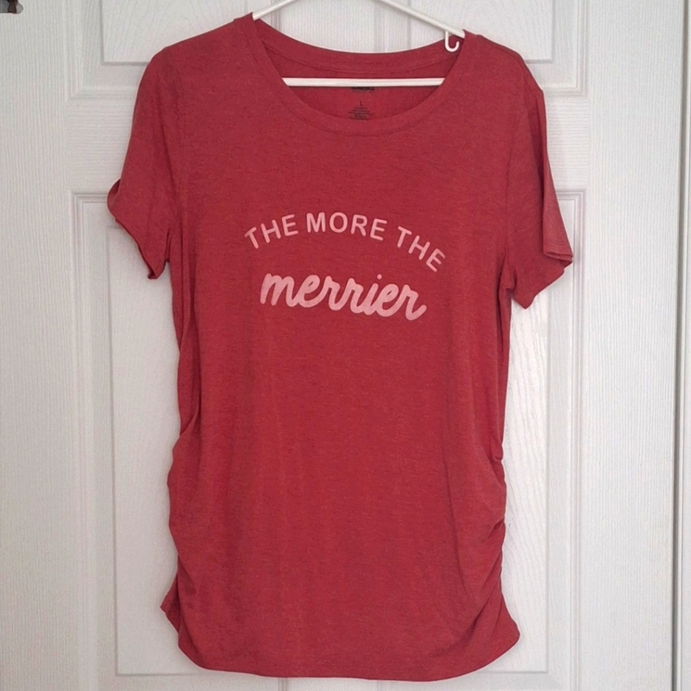 3/$30 Maternity Holiday Shirt - Large